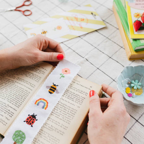 Cross Stitch Bookmark Kit: Nature Rainbow