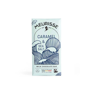 Meurisse Chocolate: Carmel Sea Salt Milk Chocolate 39%