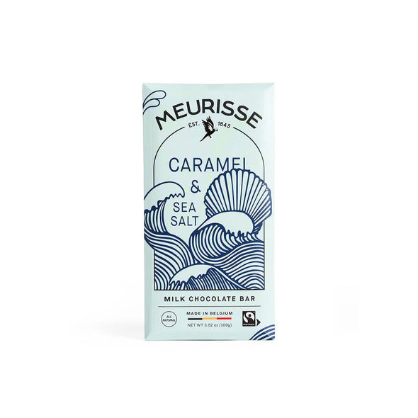 Meurisse Chocolate: Carmel Sea Salt Milk Chocolate 39%