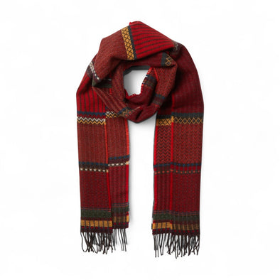 Cassia Crimson Red Scarf