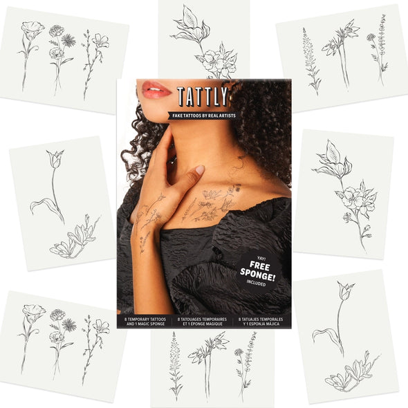 Tattly Set: Fine Florals