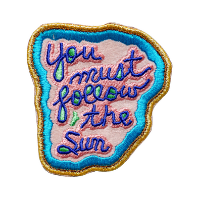 Jeffrey Gibson Iron-On Patch: You Must Follow the Sun