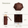 Mini Pocket Umbrella: Espresso Brown
