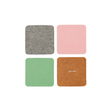 Felt Coasters: Chic