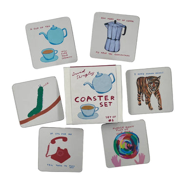 Shrigley Coasters - Set of 6