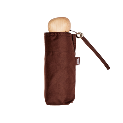 Mini Pocket Umbrella: Espresso Brown