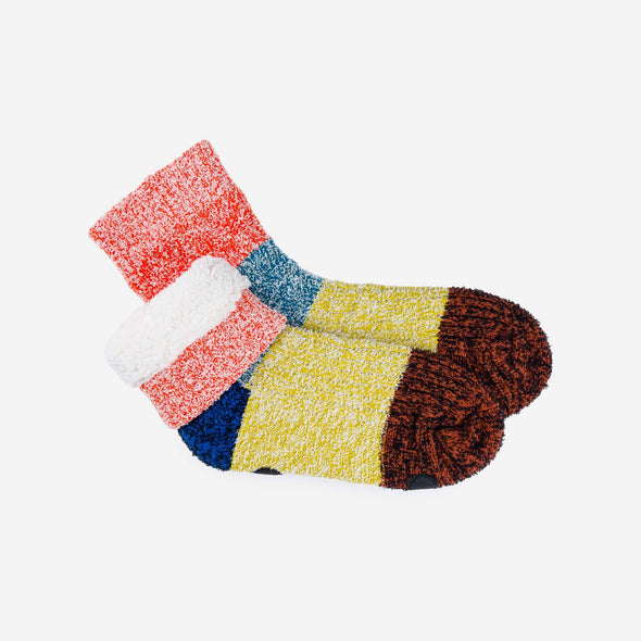 Color Band House Socks: Poppy Teal