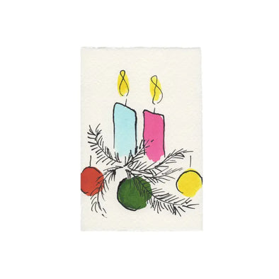 Card: Holiday Candles