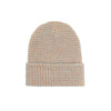 Grid Knit Beanie: Stone Blue