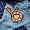 Jeffrey Gibson Iron-On Patch: Snake Iron
