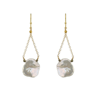 Earrings: Hanging Pearls