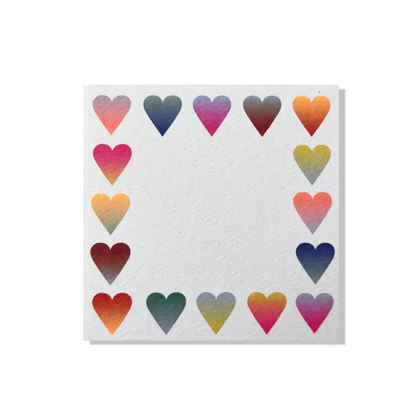 48 Pack Gradient Heart Notes