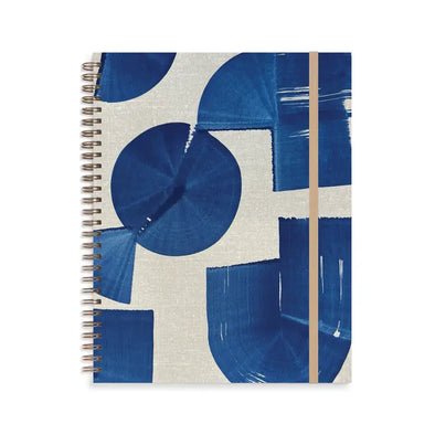 Painted B5 Notebook: Indigo