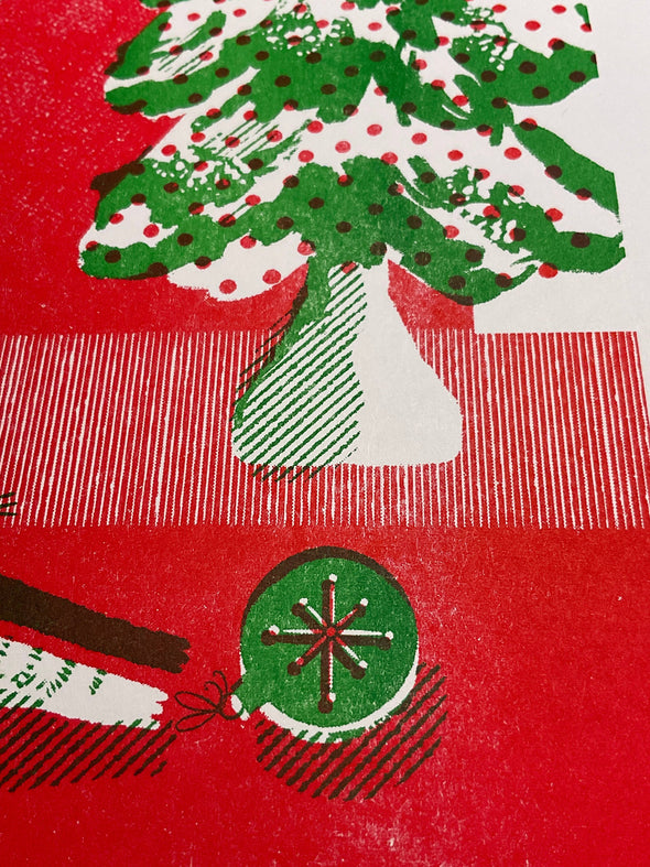 Print: Christmas Cat