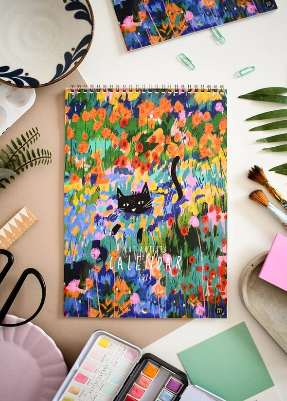 Wall Calendar: 2024 Cats in Art