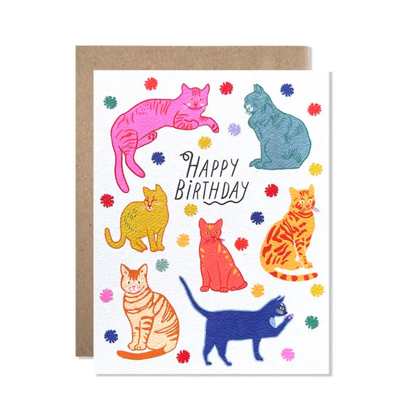 Card: Birthday Cats