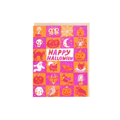 Card:  Spooky Squares Halloween