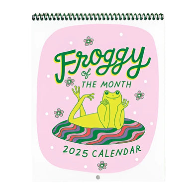 Froggy of the Month 2025 Calendar