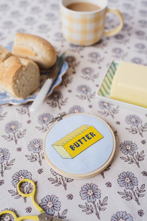 Cross Stitch Kit: Butter