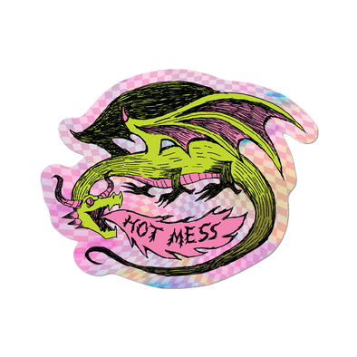Sticker: Hot Mess