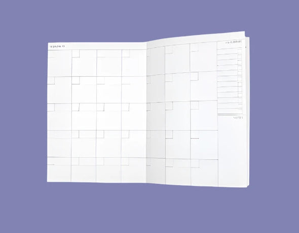 Weekly Lay Flat Planner Book: Gradient No. 1