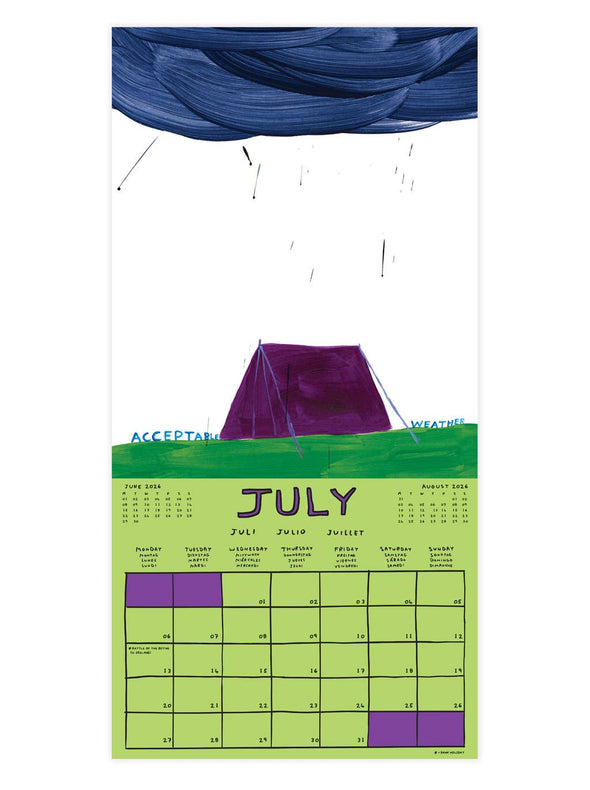 David Shrigley 2026 Wall Calendar