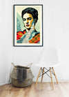 Shepard Fairey Offset Lithograph: The Woman Who Defeated Pain (Frida Kahlo)