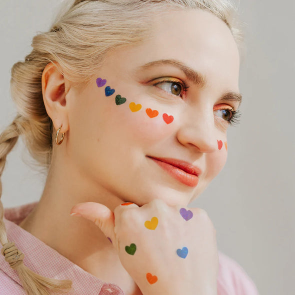 Tattly: Glitter Hearts