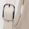 Mini Recycled Leather Shoulder Bag: Stone