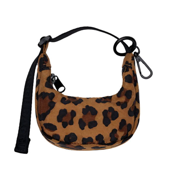 Crescent Bag Charm: Leopard