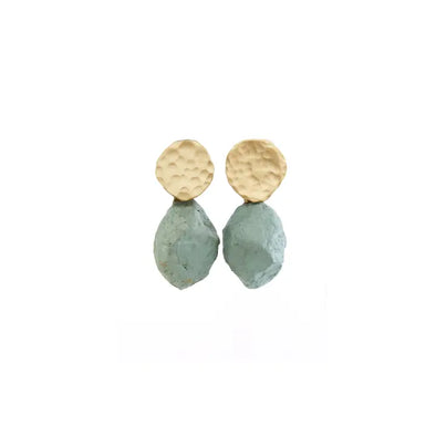 Earrings: Lava Mint