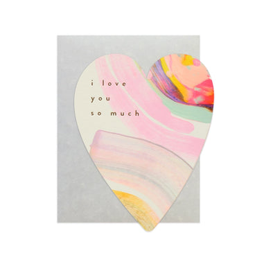 Card: Rainbow Heart Love