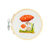 Mini Cross Stitch Kit: Mushroom