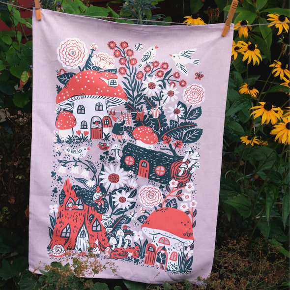 Tea Towel: Blossom Village