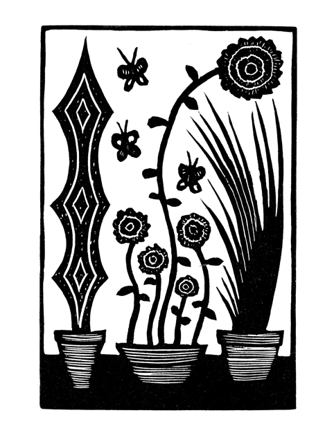 Print: Potted Plants