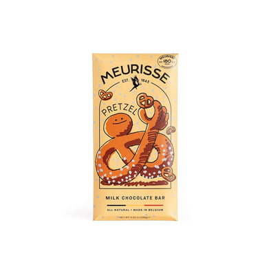 Meurisse Chocolate: Pretzel - Milk Chocolate 39%