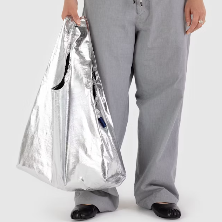 Baggu: Metallic Silver