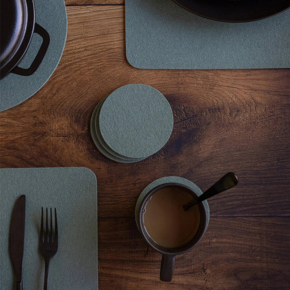 Round Coasters: Spruce
