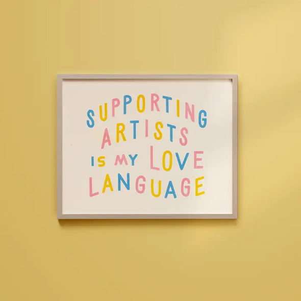 Supporting Artists Risograph Print