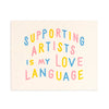 Supporting Artists Risograph Print