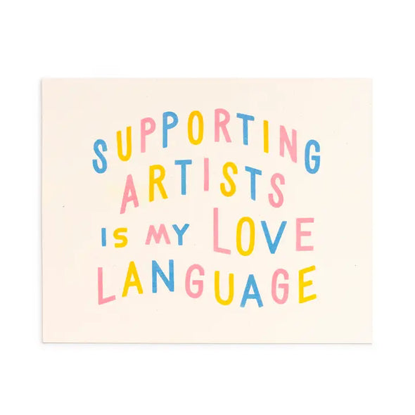 Supporting Artists Risograph Print