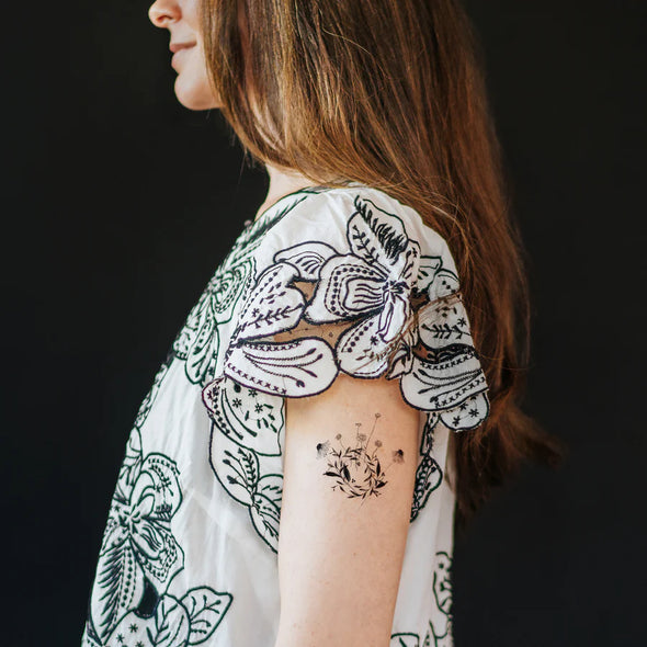 Tiny Tattoo Tin: Flower Fest