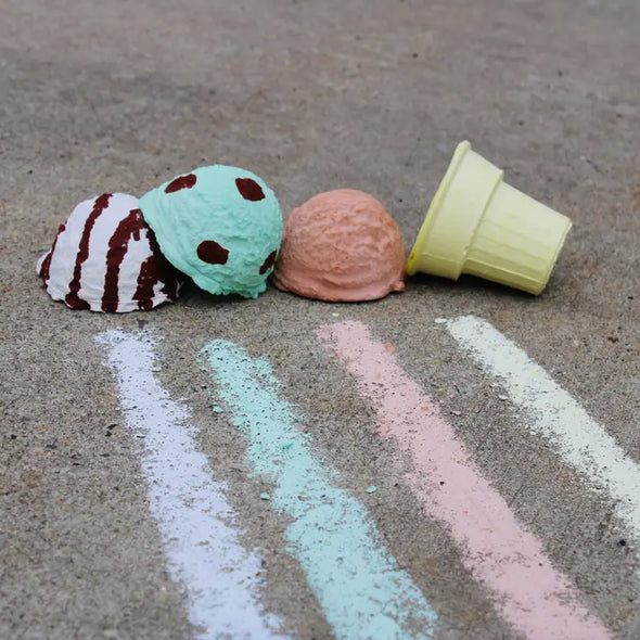 Minty Ice Cream Handmade Sidewalk Chalk