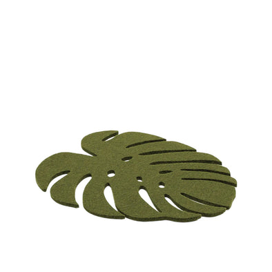 Felt Leaf Trivet: Medium Tarragon