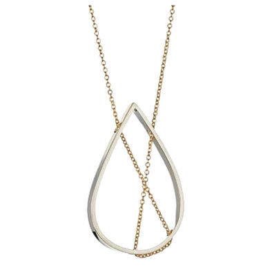 Necklace: Petal Sterling and Gold