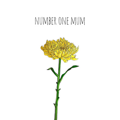Card: Number One Mum