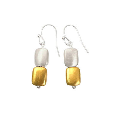 Earrings: Stacked Rectangles