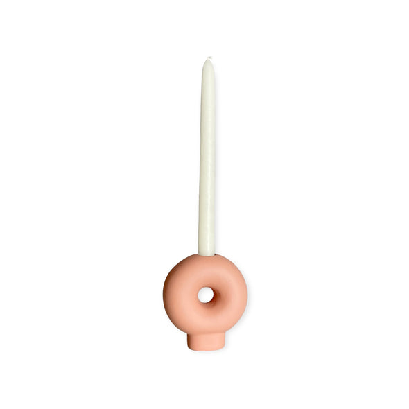Bagel Taper Candle Holders