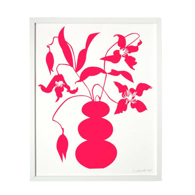 Print: Clematis Vase