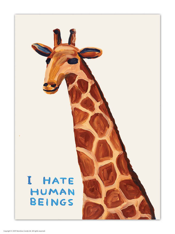 Shrigley Postcard: I Hate Human Beings